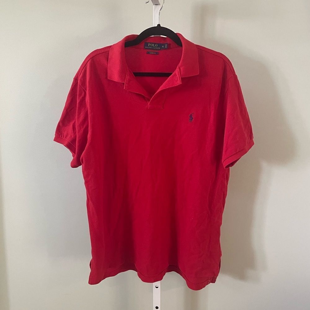 Polo Ralph Lauren Red Classic Collared Polo